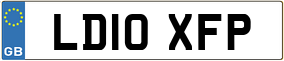 Truck License Plate